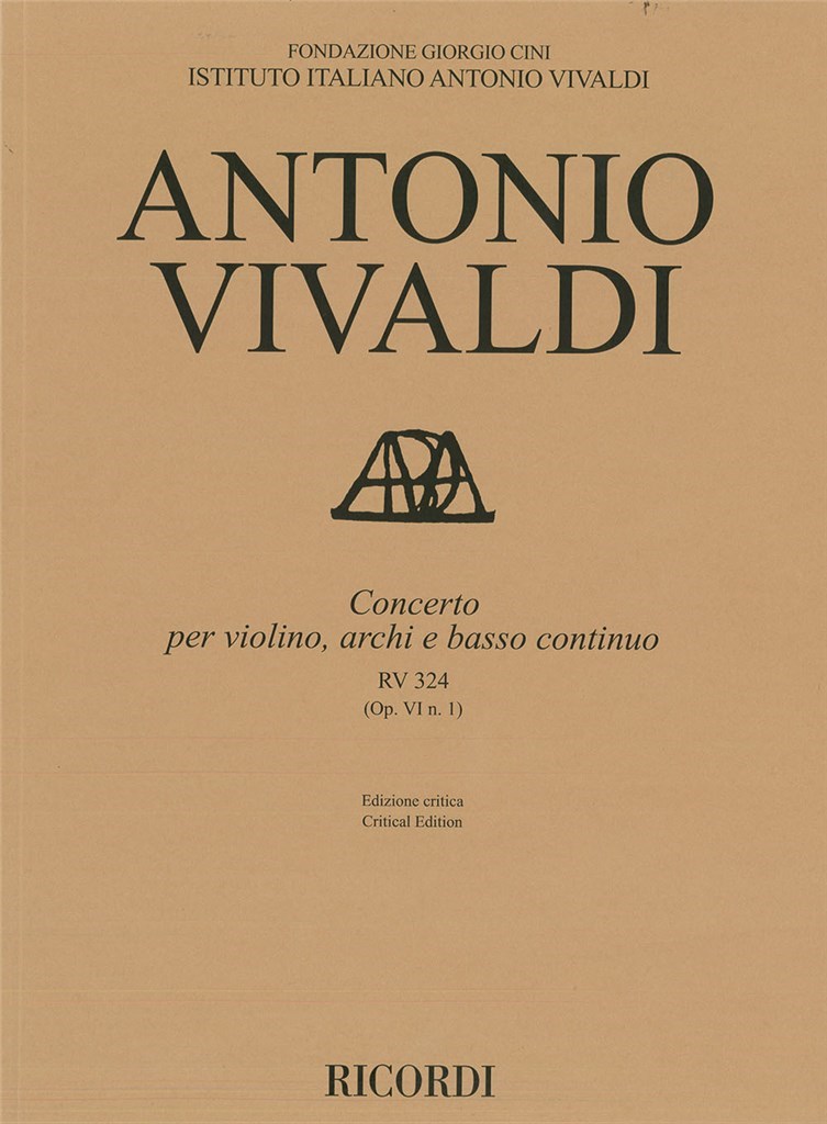 Concerto per violino, archi e bc, RV 324 Op. VI/1